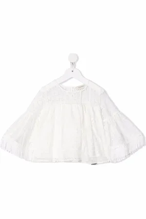 Twin-Set Top estilo túnica con detalles bordados