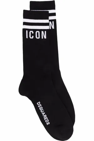 Dsquared2 Calcetines con logo en intarsia
