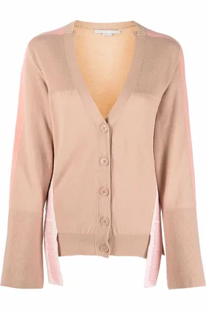 Stella McCartney Cárdigan con paneles del logo