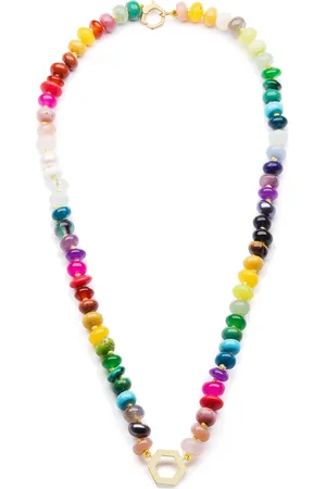 HARWELL GODFREY Collar en oro amarillo de 18kt con gemas de colores