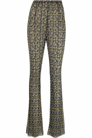 Serafini Pantalones con motivo floral