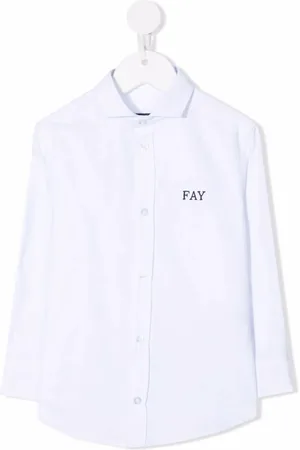 FAY Camisa con logo bordado