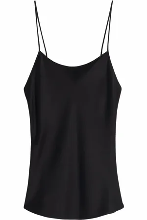 Victoria Beckham Top estilo camisón de satén