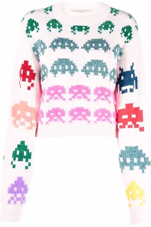 Stella McCartney Suéter tejido con motivo Pacman