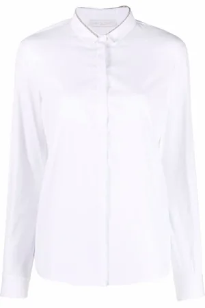 Fabiana Filippi Camisa con aplique de mostacillas