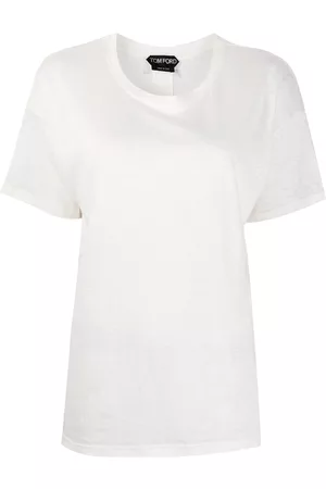 Tom Ford Playera con cuello redondo