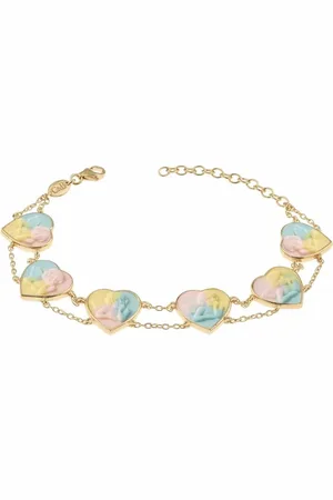 Cameo & Beyond Pulsera con corazones