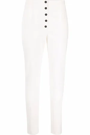 Serafini Pantalones slim con tiro alto