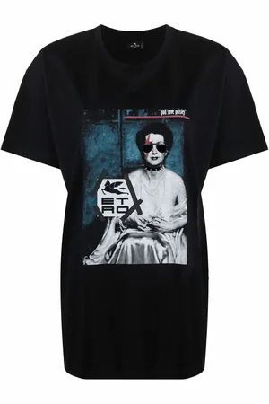 Etro Playera con estampado gráfico