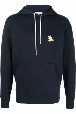 Maison Kitsuné Hoodie con parche del logo