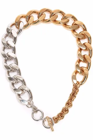 J.W.Anderson Collar de cadena gruesa con diseño de dos tonos