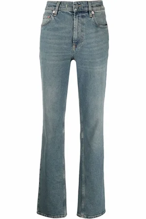 VALENTINO GARAVANI Jeans rectos con efecto desgastado