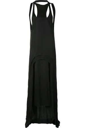 ANN DEMEULEMEESTER Vestido drapeado a capas