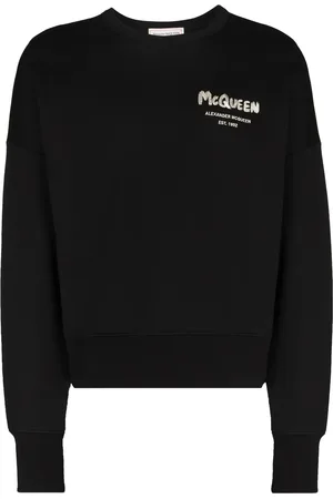Alexander McQueen Sudadera con estampado de grafiti