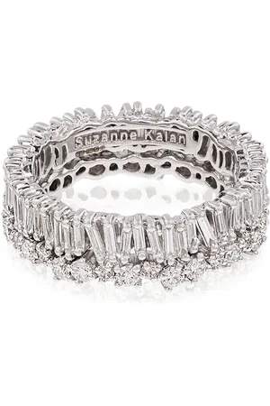 Suzanne Kalan Anillo en oro blanco de 18kt con diamante