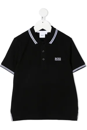 HUGO BOSS Playera tipo polo con logo bordado