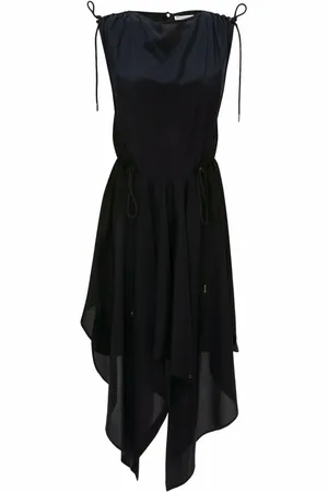 J.W.Anderson Vestido midi con dobladillo asimétrico