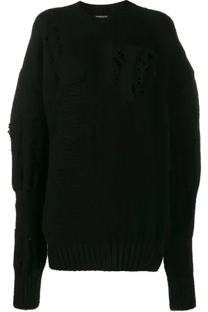 ANN DEMEULEMEESTER Suéter con efecto envejecido
