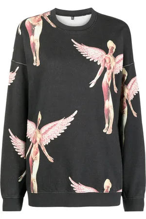 R13 Sudadera con estampado Nirvana