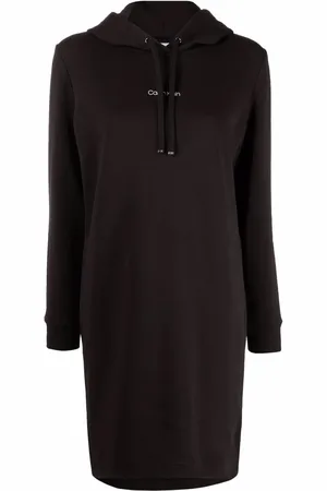 Calvin Klein Vestido estilo sudadera con logo