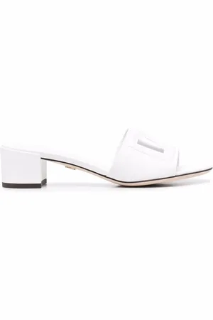 Dolce & Gabbana Mules con logo DG y tacón de 40mm