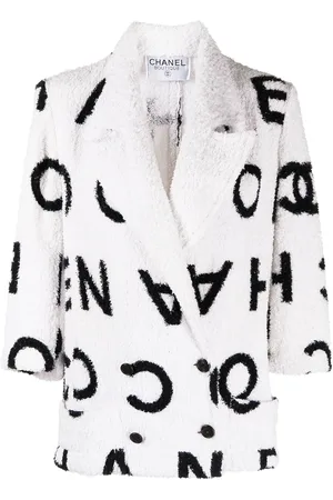 CHANEL Saco con doble botonadura 1990