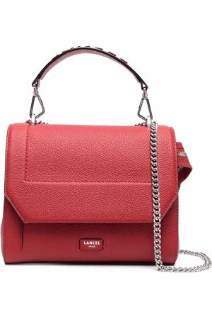 LANCEL Tote con asa y tira de cadena