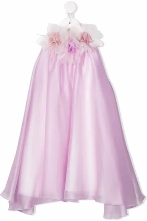 LA STUPENDERIA Vestido con apliques florales