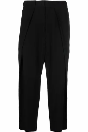 Balmain Pantalones de crepé con pinzas