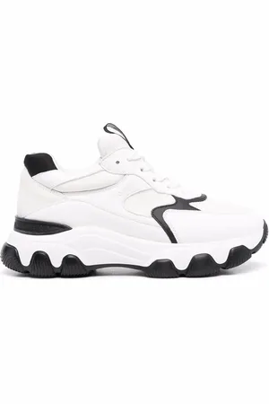 Hogan Tenis con agujetas y parche del logo