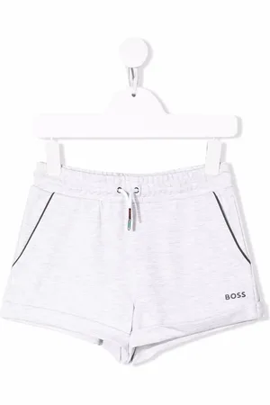 HUGO BOSS Shorts con logo estampado y cordones en la pretina