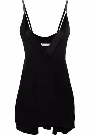 Fabiana Filippi Top con tiras y cuello en V
