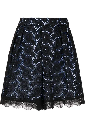 DICE KAYEK Falda corta con encaje floral