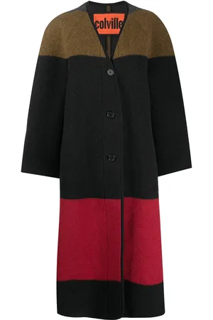 Colville Abrigo con diseño colour block