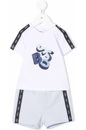 HUGO BOSS Traje deportivo con logo y diseño de dos tonos