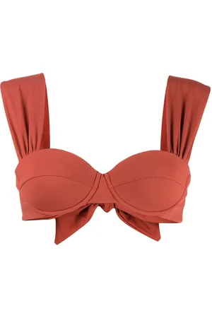 Evarae Top de bikini con escote corazón