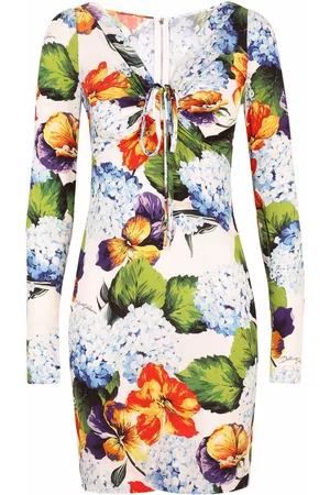 Dolce & Gabbana Mujer Cortos - Vestido corto con estampado floral