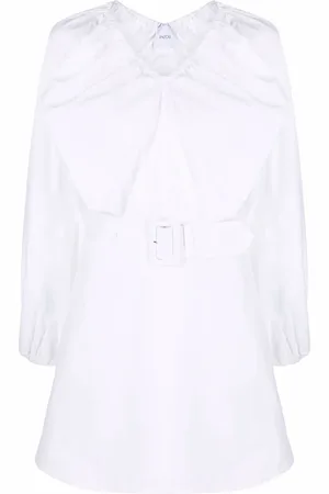 Patou Vestido con detalle de volantes