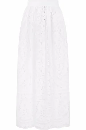 Dolce & Gabbana Falda larga con diseño bordado