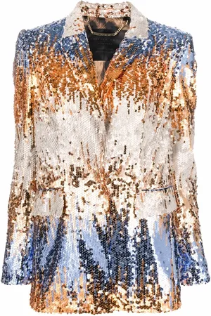 Philipp Plein Blazer bordado con lentejuelas