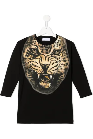 Roberto Cavalli Vestido con estampado de animal