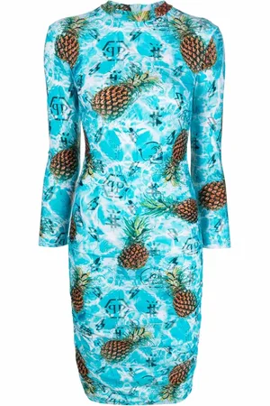 Philipp Plein Vestido corto Pineapple Skies