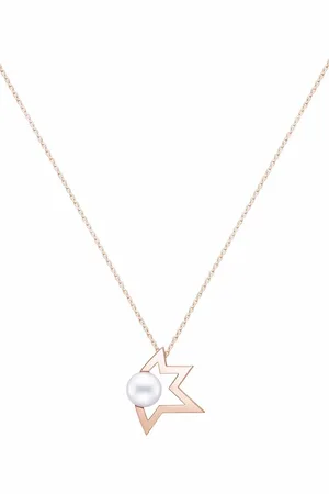 Tasaki Collar Comet Plus Collection Line en oro rosa de 18kt con perla