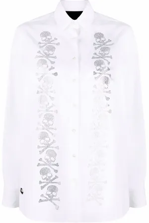 Philipp Plein Camisa con motivo Skull