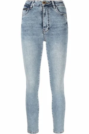 Philipp Plein Skinny jeans con motivo Skull