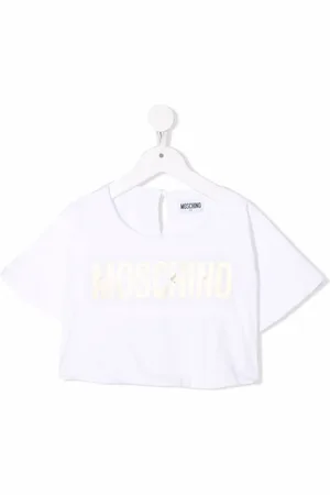 Moschino Playera corta con logo estampado