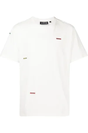 MOSTLY HEARD RARELY SEEN Playera con parche de código de barras