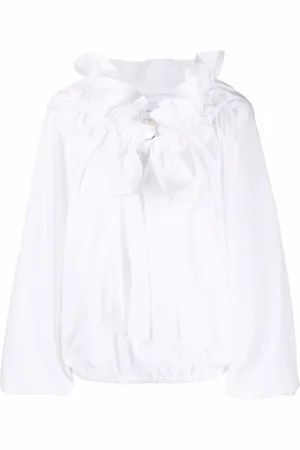 Patou Blusa de popelina con mangas farol
