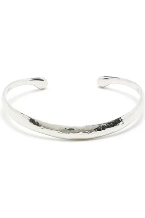 Dower and Hall Brazalete Curved Nomad en plata de ley