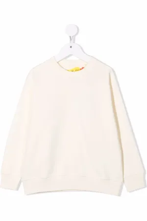 OFF-WHITE Sudadera con cuello redondo y logo estampado